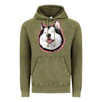 Vintage Olive husky Vintage Hoodie - Jasminsmagicworld