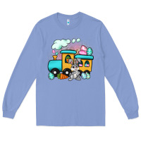 Colony Blue easter train Long Sleeve Tee - Artiststas