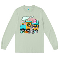 Matcha easter train Long Sleeve Tee - Artiststas