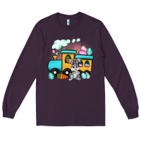 Plum easter train Long Sleeve Tee - Artiststas