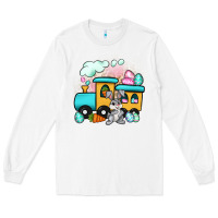 White easter train Long Sleeve Tee - Artiststas