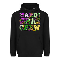 Black mardi gras crew olivia Heavyweight Hoodie - OliviaCreatesArt