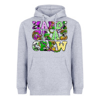 Heather Grey mardi gras crew olivia Heavyweight Hoodie - OliviaCreatesArt