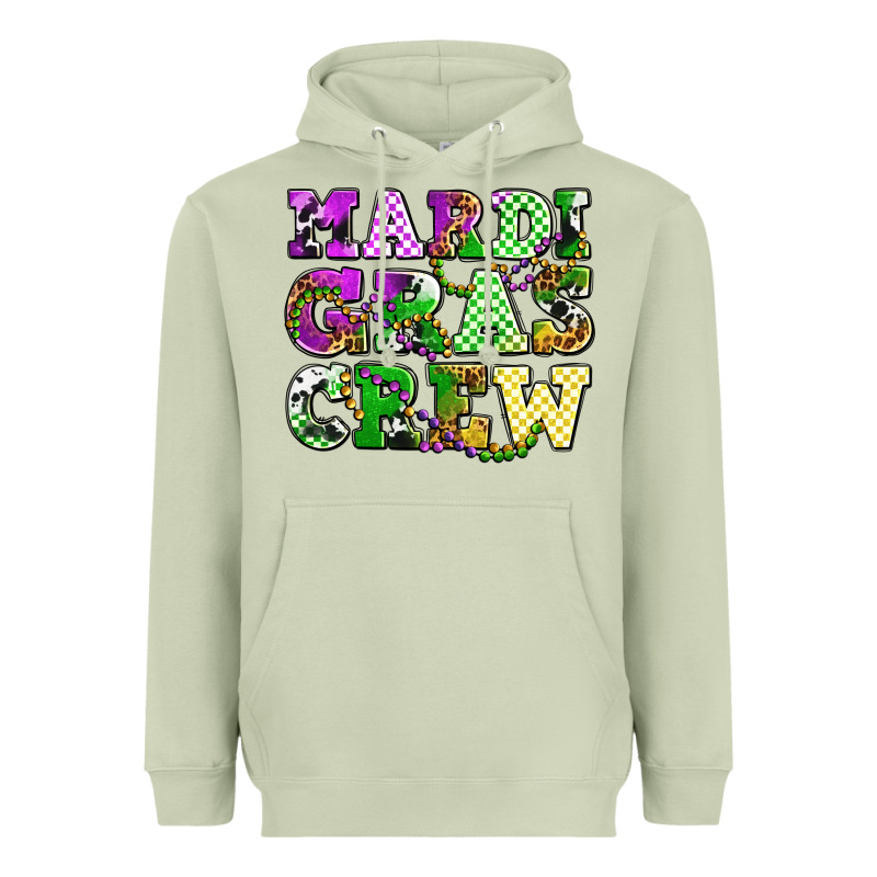 Mardi Gras Crew Olivia Heavyweight Hoodie by OliviaCreatesArt | Teevron