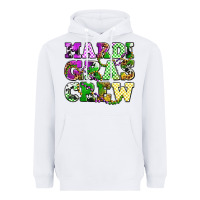 White mardi gras crew olivia Heavyweight Hoodie - OliviaCreatesArt