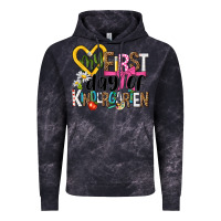Cloud Black my first day of kindergarten Vintage Hoodie - NancyCooperArtShop