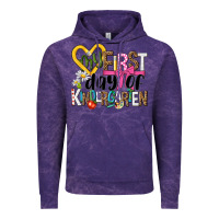 Cloud Purple my first day of kindergarten Vintage Hoodie - NancyCooperArtShop