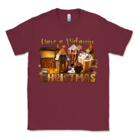 Burgundy have a melanin christmas coffee cups Classic Tee - MaliasSmallBusiness