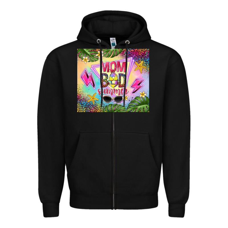 Mom Bod Summer Zipper Hoodie by TumblerDesignByShophia | Teevron
