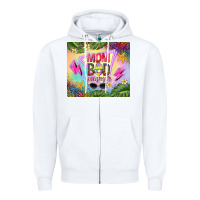 White mom bod summer Zipper Hoodie - TumblerDesignByShophia
