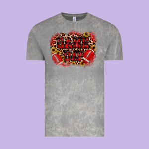 Game Day Football Vintage Tee Designed By Jahusdesignshop