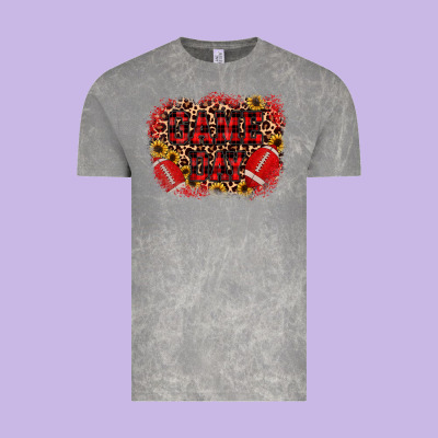Game Day Football Vintage Tee Designed By Jahusdesignshop