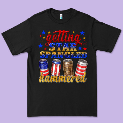 Getting Star Spangled Hammered Premium Tee Designed By Nancycooperartshop