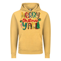 Vintage Mustard merry christmas y'all Vintage Hoodie - MaliasSmallBusiness