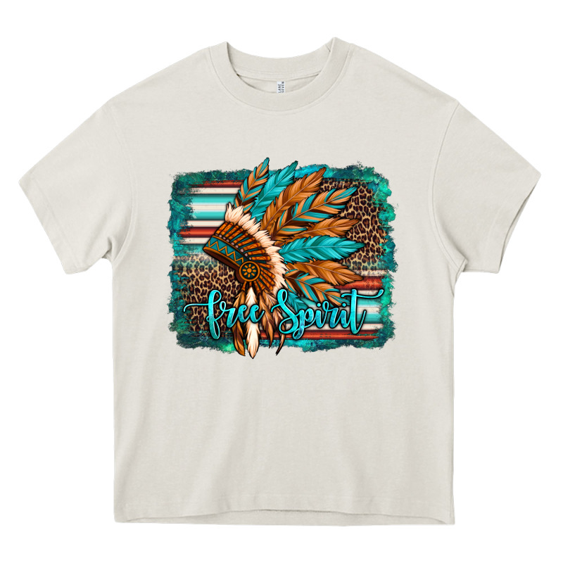 Free Spirit Native American Indian Headdress Heavy Core Tee by Artiststas | Teevron