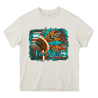 Cream free spirit native american indian headdress Heavy Core Tee - Artiststas