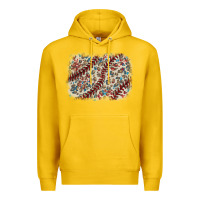 Lemon Baseball leopard glitter background Premium Hoodie - HowdyJamesFarm