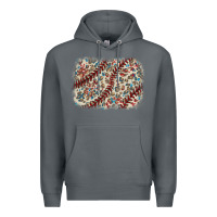 Rock Baseball leopard glitter background Premium Hoodie - HowdyJamesFarm