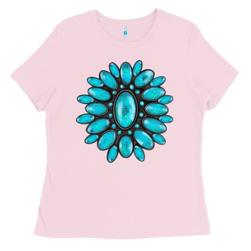 Turqoise Gemstone Ladies Tee by AdoDesignShop | Teevron