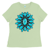 Matcha turqoise gemstone Ladies Tee - AdoDesignShop