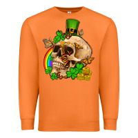 Carrot St. Patrick's boho skull Premium Sweatshirt - OliviaCreatesArt