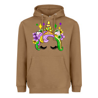 Toasted Coconut unicorn mardi gras olivia Heavyweight Hoodie - OliviaCreatesArt