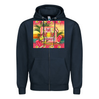 Navy hot mom summer Zipper Hoodie - TumblerDesignByShophia