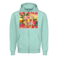 Seafoam hot mom summer Zipper Hoodie - TumblerDesignByShophia