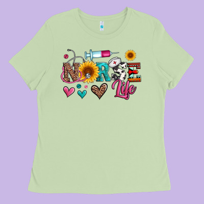 Western Nurse Life Ladies Tee Designed By Artiststas