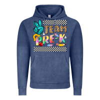 Vintage Denim team pre k Vintage Hoodie - NancyCooperArtShop