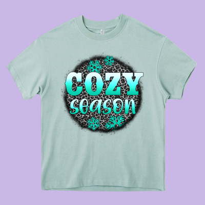Cozy Season Heavy Core Tee Designed By Adodesignshop