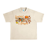 Sandshell grateful thankful and blessed Urban Heavy Tee - MaliasSmallBusiness