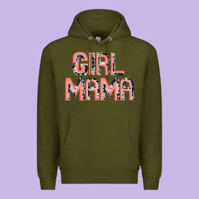Girl Mama Premium Hoodie Designed By Jahusdesignshop