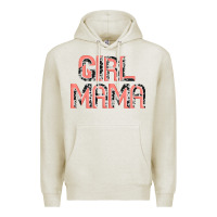 Oatmeal Heather girl mama Premium Hoodie - JahusDesignShop