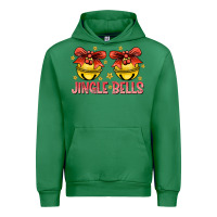 Emerald Jingle Bells Urban Hoodie - CowhideDigitalArt
