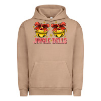 Pigment Burro Jingle Bells Urban Hoodie - CowhideDigitalArt