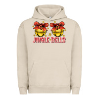 Pigment French Oak Jingle Bells Urban Hoodie - CowhideDigitalArt