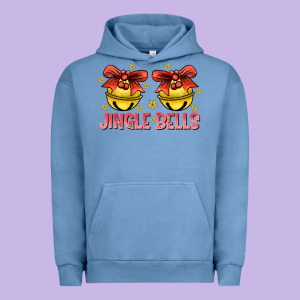 Jingle Bells Urban Hoodie Designed By Cowhidedigitalart