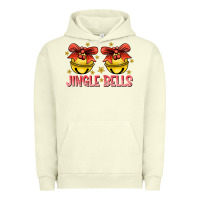 Pigment Pistachio Jingle Bells Urban Hoodie - CowhideDigitalArt
