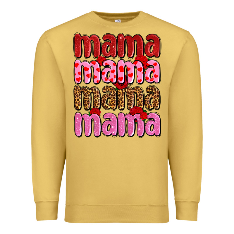 Valentines Day Mama Olivia Premium Sweatshirt by OliviaCreatesArt | Teevron