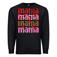 Black valentines day mama olivia Premium Sweatshirt - OliviaCreatesArt