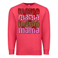 Cardinal valentines day mama olivia Premium Sweatshirt - OliviaCreatesArt