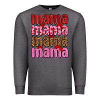 Charcoal Heather valentines day mama olivia Premium Sweatshirt - OliviaCreatesArt