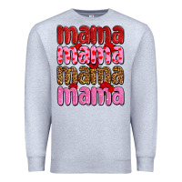 Heather Grey valentines day mama olivia Premium Sweatshirt - OliviaCreatesArt