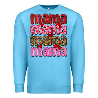 Ocean Blue valentines day mama olivia Premium Sweatshirt - OliviaCreatesArt