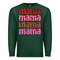 Sports Green valentines day mama olivia Premium Sweatshirt - OliviaCreatesArt