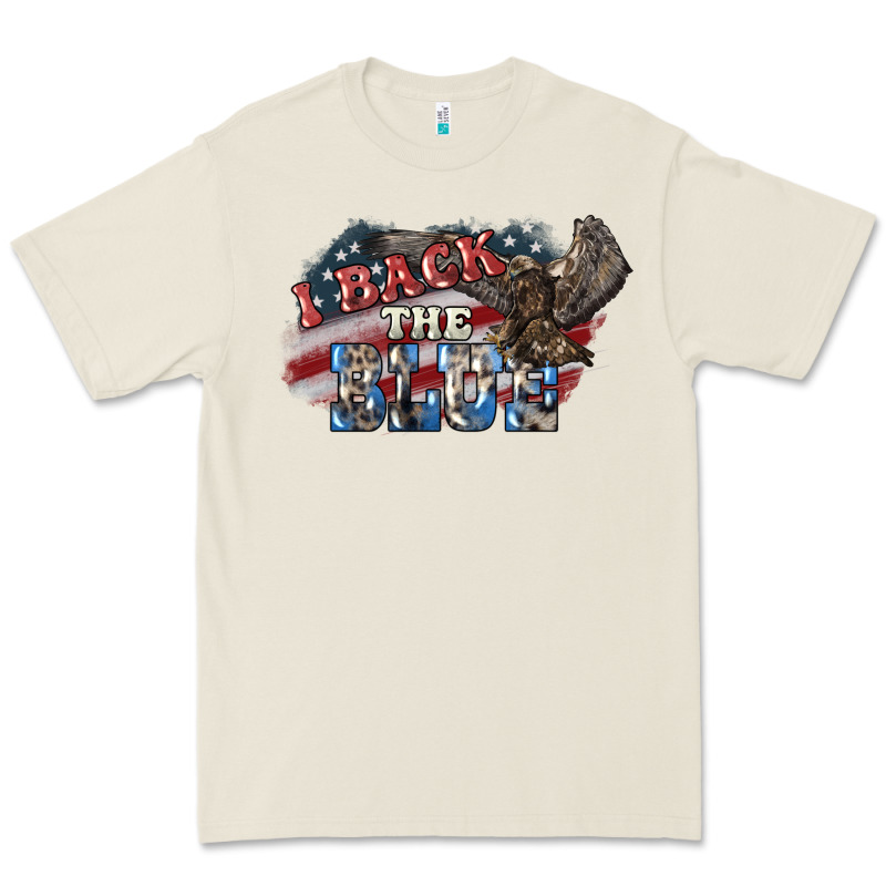 I Back The Blue Eagle Premium Tee by NancyCooperArtShop | Teevron