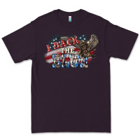 Plum i back the blue eagle Premium Tee - NancyCooperArtShop