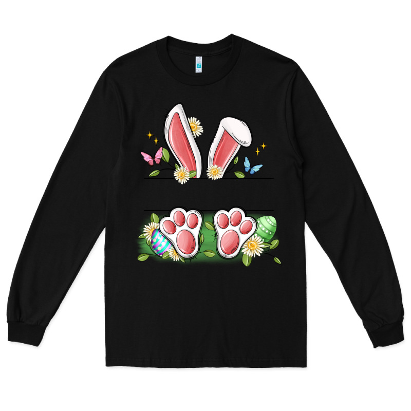 Easter Bunny Name Frame Long Sleeve Tee by Artiststas | Teevron