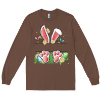 Chestnut easter bunny name frame Long Sleeve Tee - Artiststas